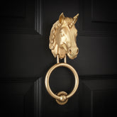Magical Unicorn Brass Door Knocker