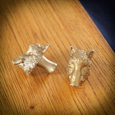 Boar Brass Drawer Handle