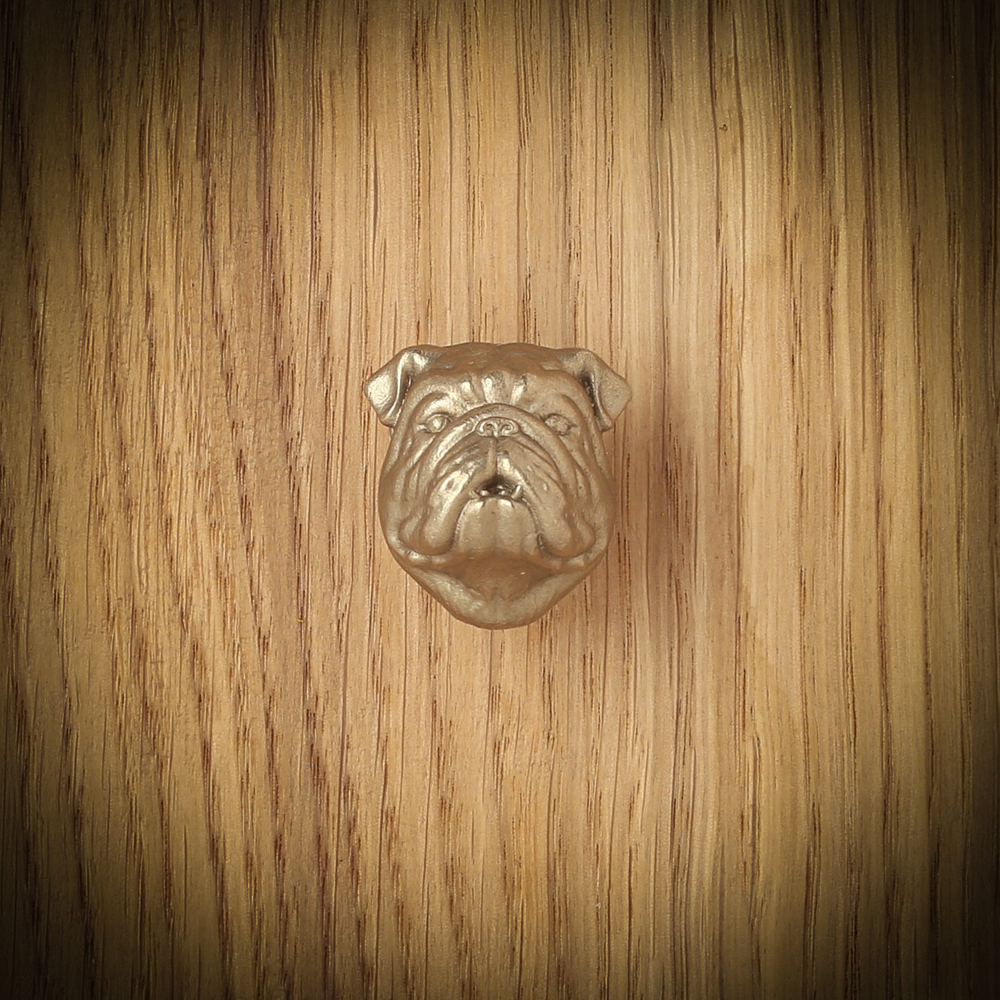 British Bulldog Brass Drawer Handle