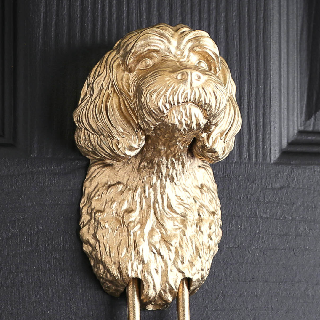 Cavapoo Brass Door Knocker