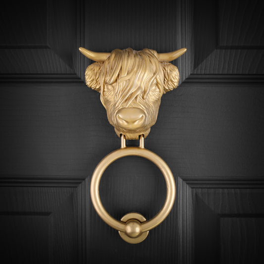 Highland Cow Door Knocker (2 styles)