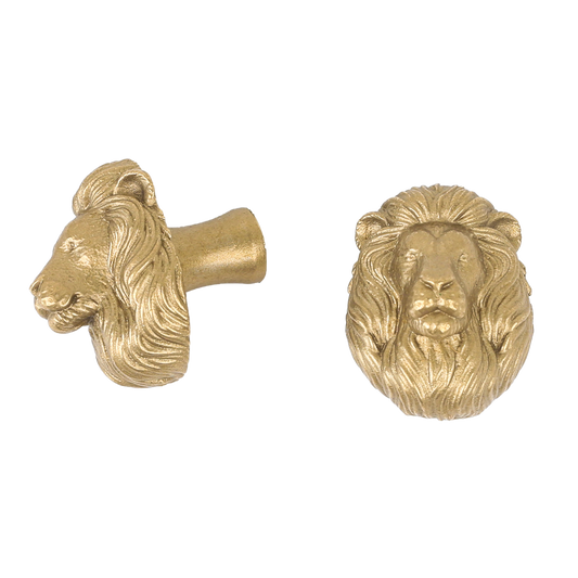 Lion Brass Handle - Luxury Cabinet/Drawer Pull and Knob
