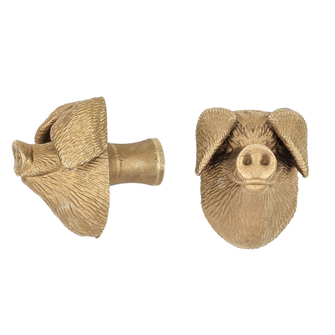 Gloucester Old Spot Brass Drawer Handle