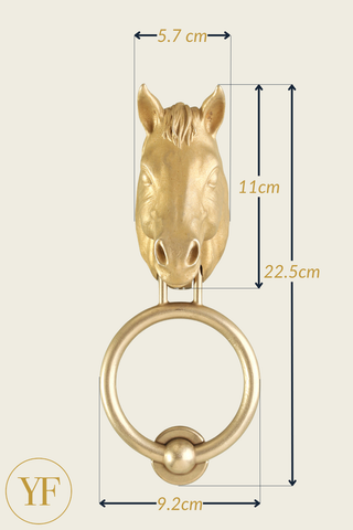 Horse Brass Door Knocker