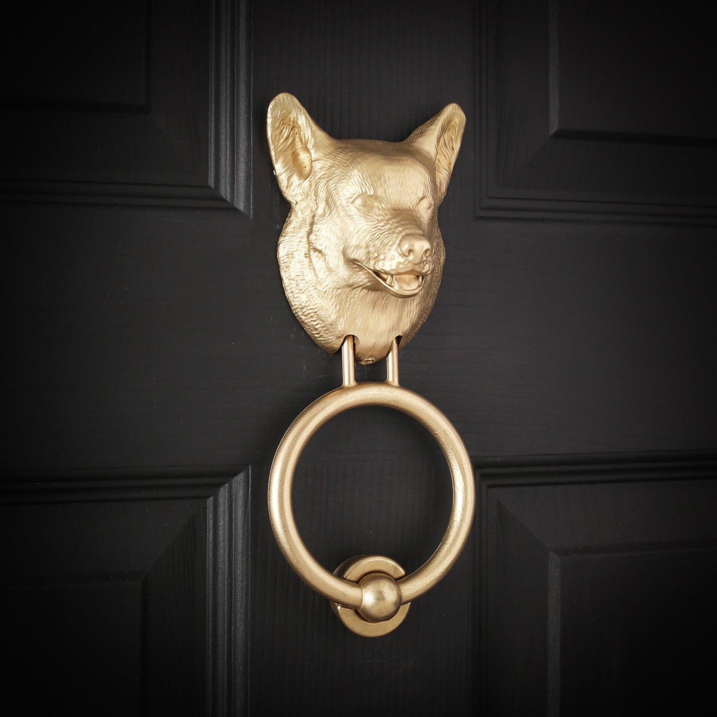 Welsh Pembrokeshire Corgi Door Knocker