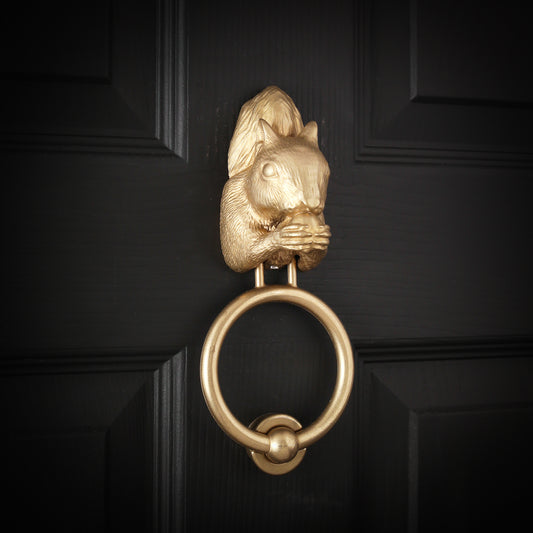 Grey Squirrel Door Knocker