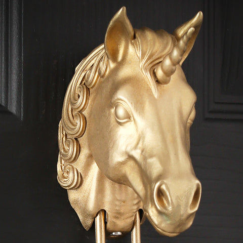 Magical Unicorn Brass Door Knocker