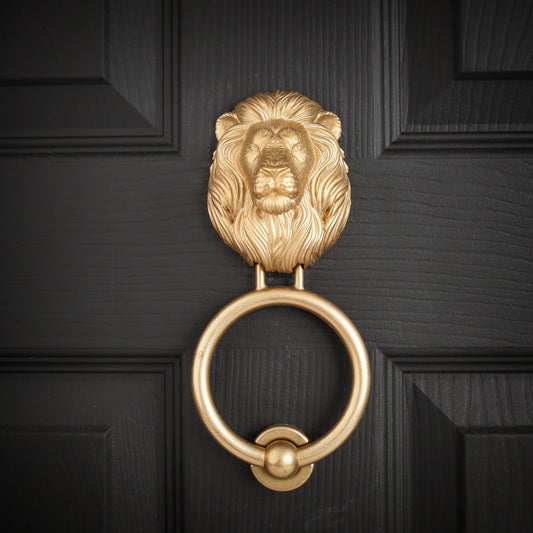 Lion Head Door Knocker