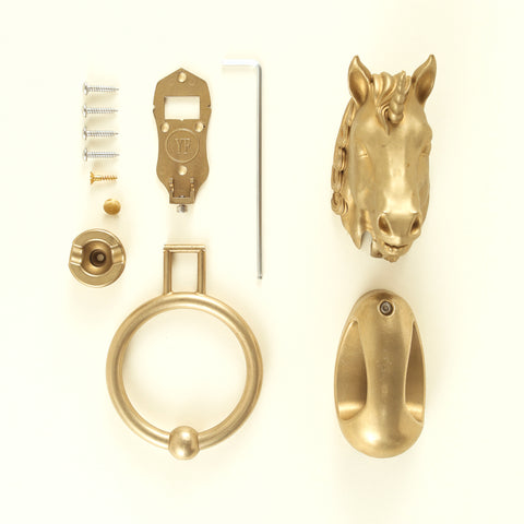 Scottish Unicorn Brass Door Knocker