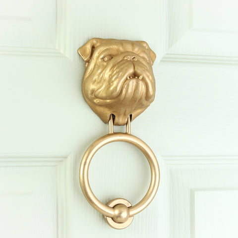 British Bulldog Door Knocker