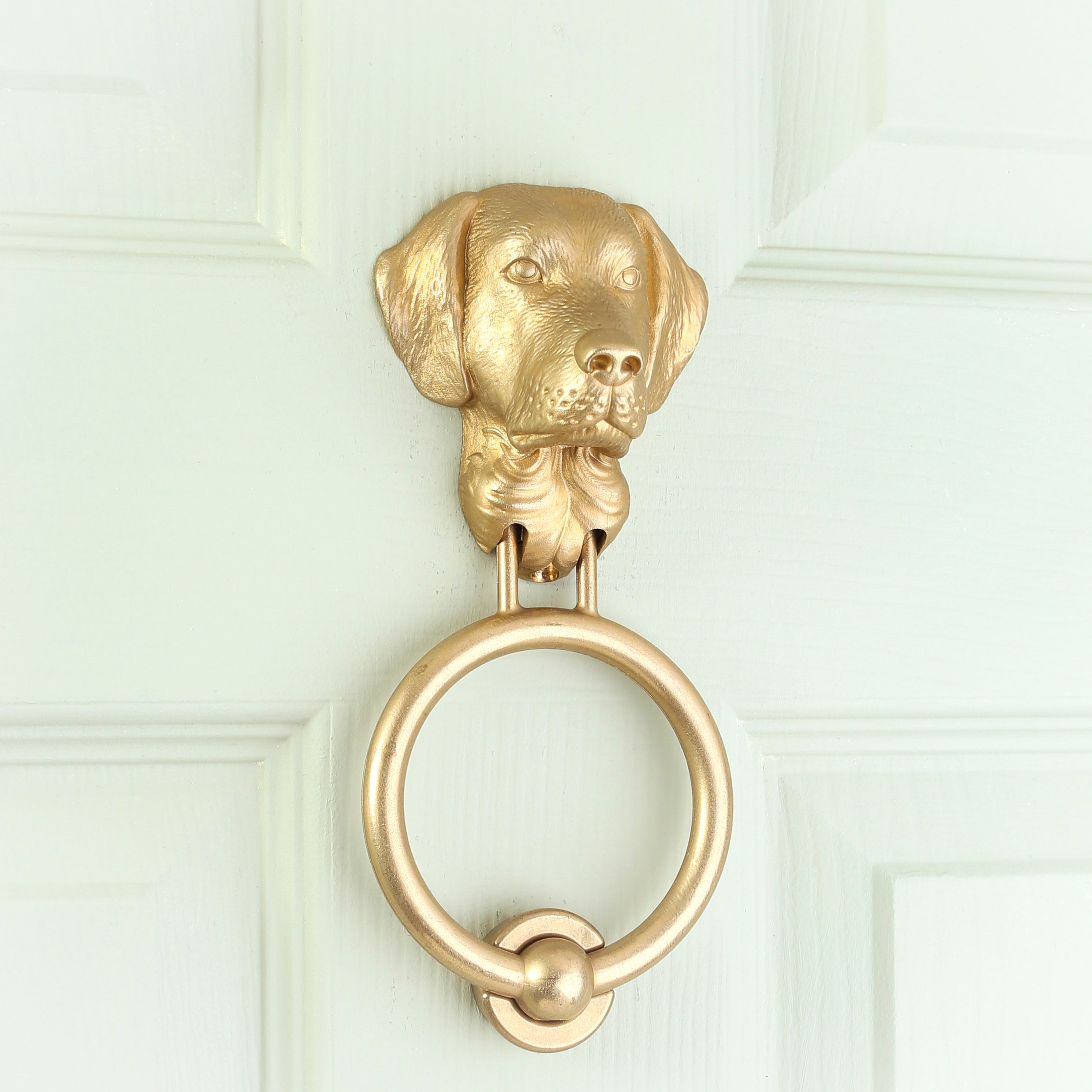 Labrador Brass Door Knocker