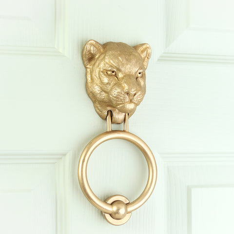 Panther Door Knocker