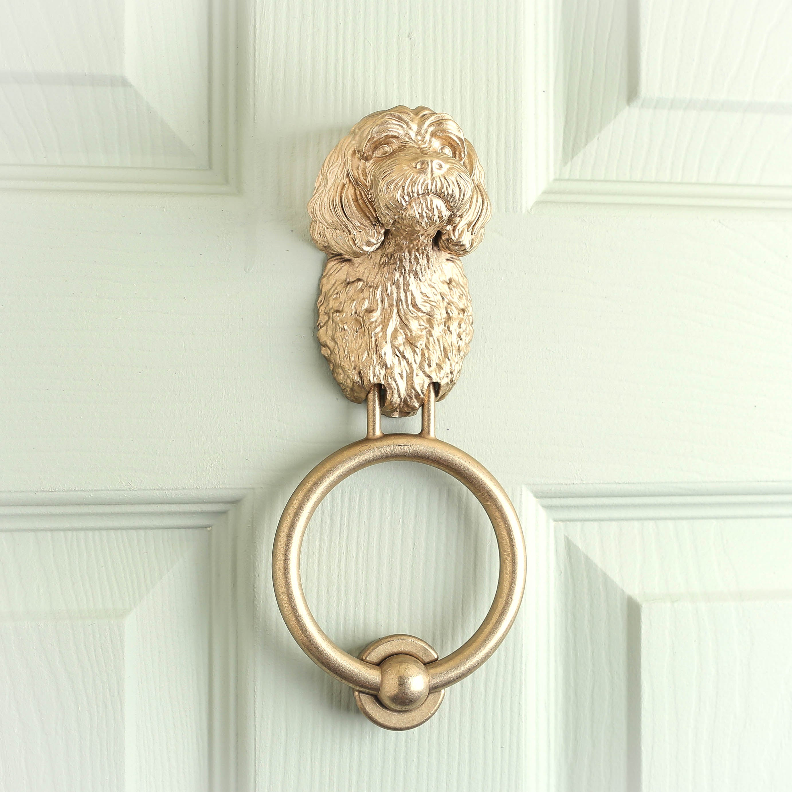 Cavapoo Brass Door Knocker