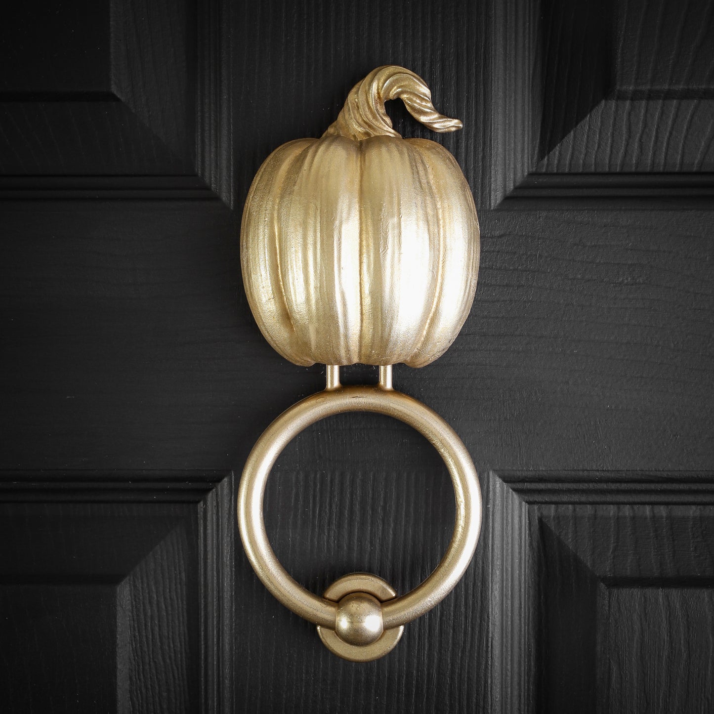 Pumpkin door knocker