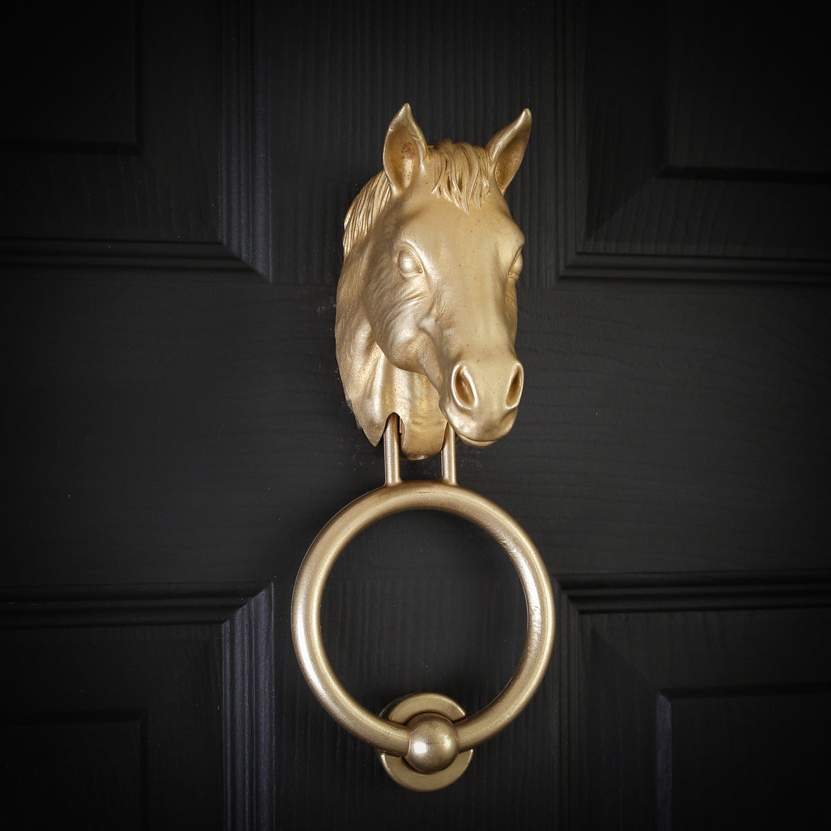 Horse Head Brass Door Knocker