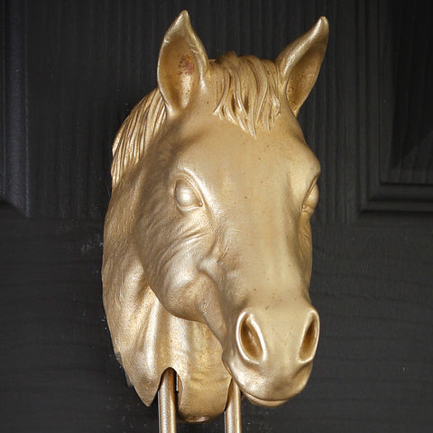 Horse Head Brass Door Knocker