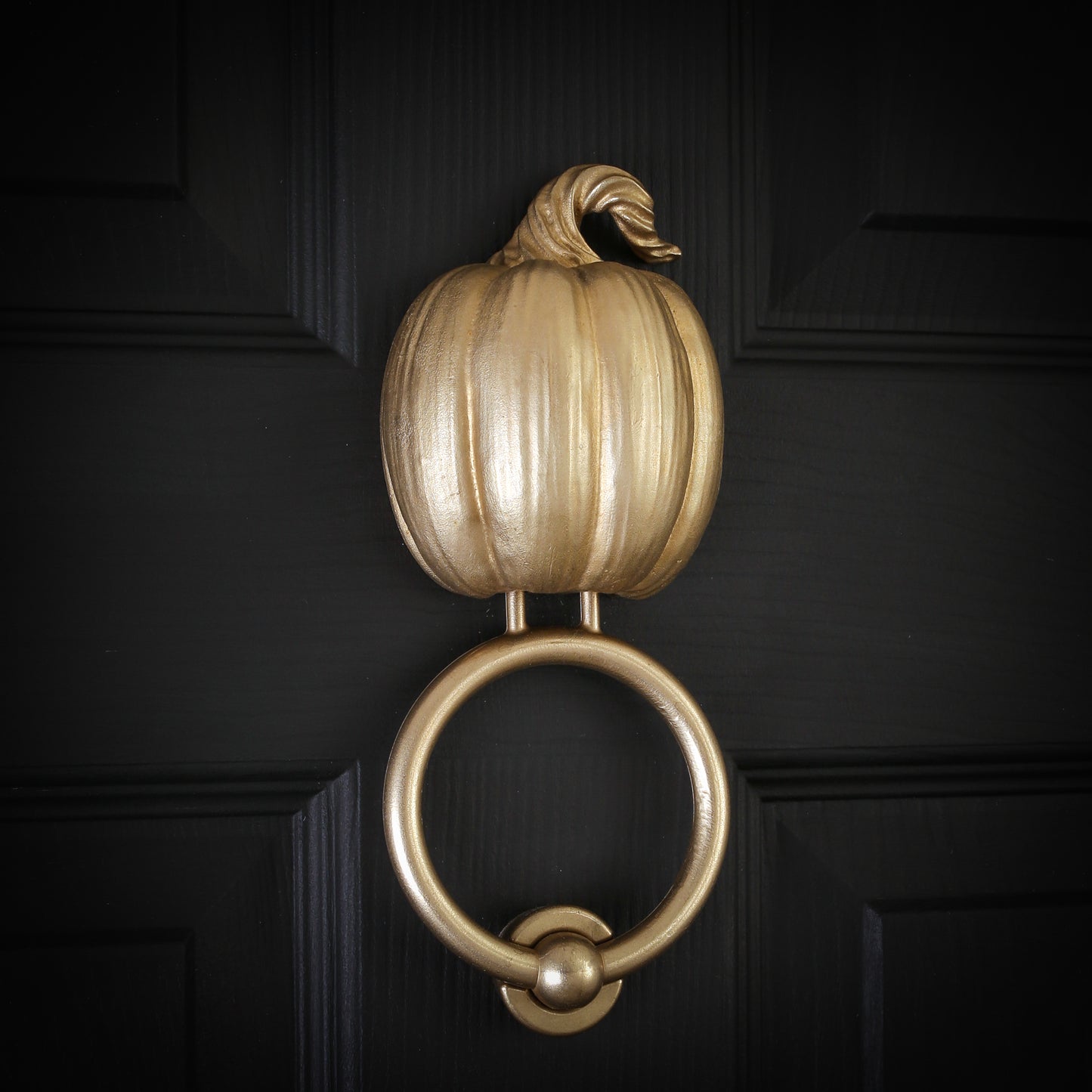 Pumpkin door knocker