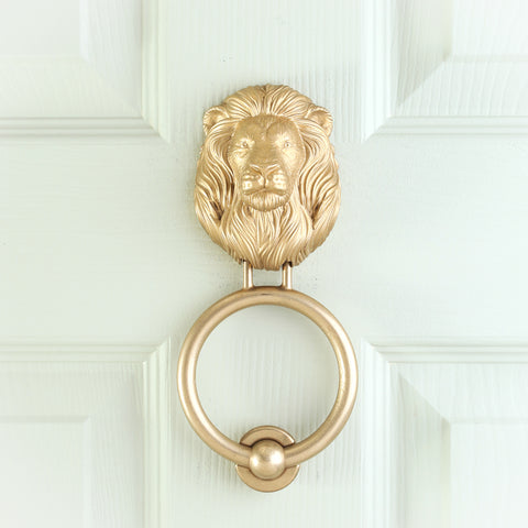 Lion Head Door Knocker