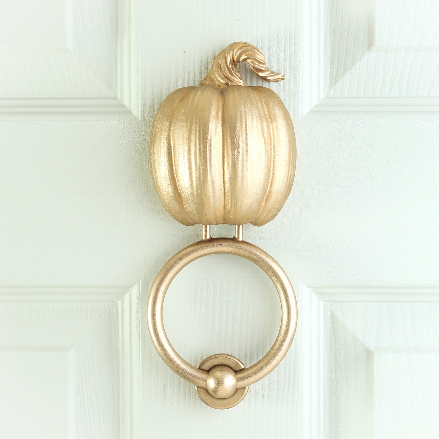 Pumpkin door knocker