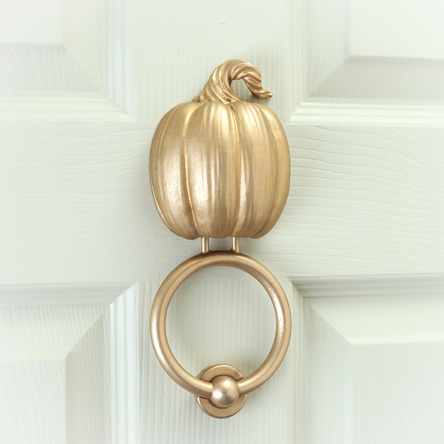 Pumpkin door knocker