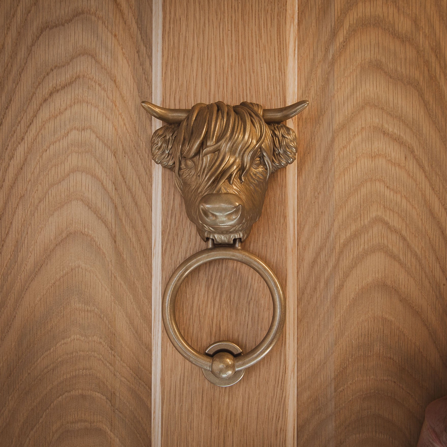 Highland Cow Door Knocker (2 styles) – The Yorkshire Foundry